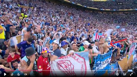 holup on twitter fan spotted topless in qatar fifa world cup finals after argentina s