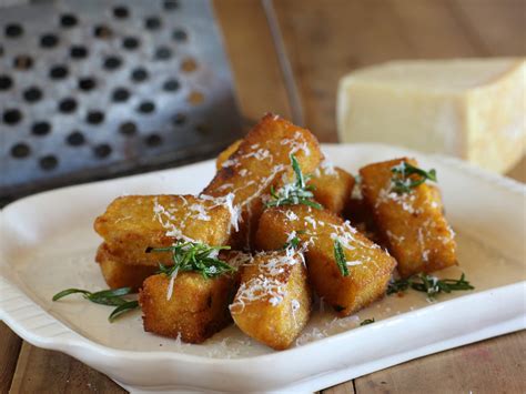 Crispy Polenta Bites With Rosemary And Parmesan Recipe Maggie Beer