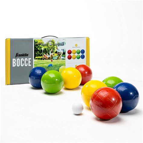 Franklin Sports 50110 Bocce Set 8 All Weather Bocce Balls And 1