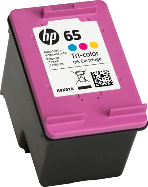 Hp 65 Standard Capacity Ink Cartridge Tri Color N9k01an140 Best Buy