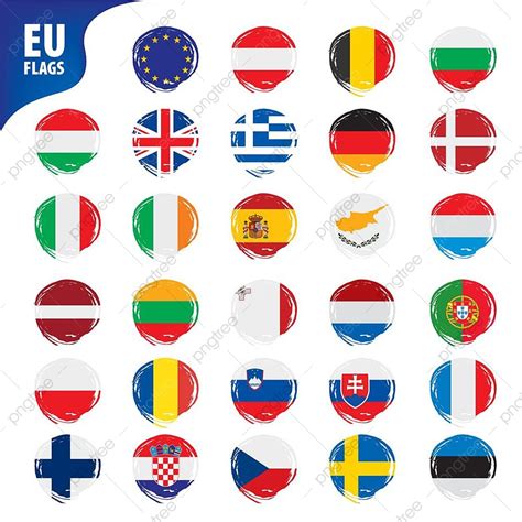 European Union Flag Vector Art Png Flags Of The European Union
