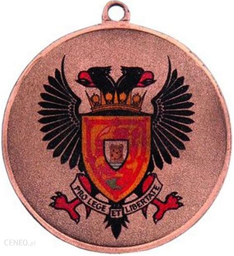 Tryumf Medal Brązowy Z Miejscem Na Emblemat 25mm Stalowy Nadrukiem