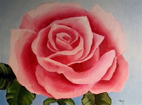 Beautiful Rose Painting Nels Everyday Painting