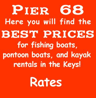 Rent a pontoon boat in marathon florida for a full week. Pier 68 rentals | Kayak rentals, Pontoon, Boat rental