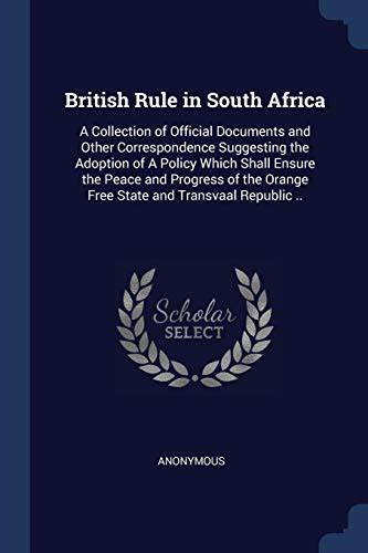 British Rule South Africa Abebooks
