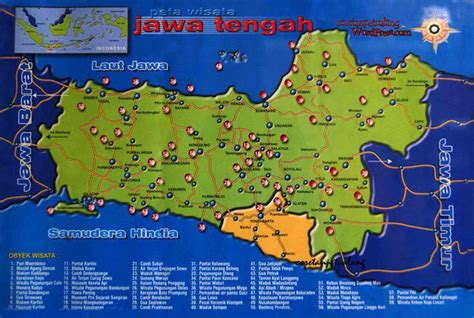 Peta Wisata Jawa Tengah Homecare24