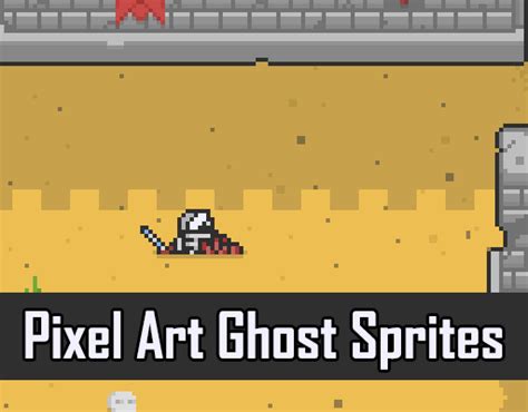 2d Pixel Art Ghost Sprites By Elthens Pixel Art Shop
