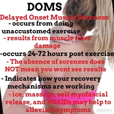 Usually, you'll begin to feel sore 24 to 48 hours after a workout—that's how long it takes for your body to. Delayed Onset Muscle Soreness | Delayed onset muscle ...