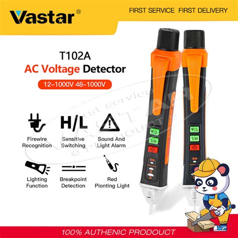 Vastar 48 1000v Non Kontak Voltage Detector Listrik Alat Indikator