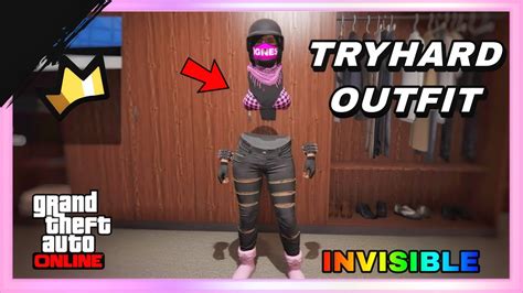Gta 5 Online Female Tryhard Outfit With Invisible Armstorso Tutorial