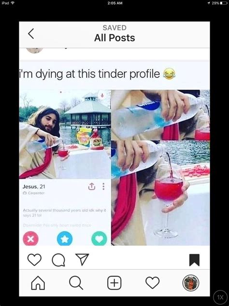 Pin By On Random Christian Memes Tinder Profile Instagram