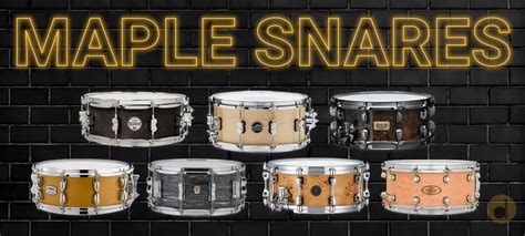The Best Maple Snare Drums By Budget Drum Intel