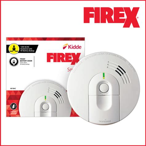 Kidde Firex Hardwire Smoke Detector With 9 Volt Battery Backup And