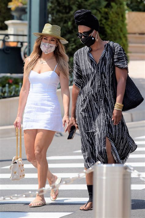 Jennifer Lopez Looks Fab In A White Mini Dress While Enjoying A Shopping Day In Monaco