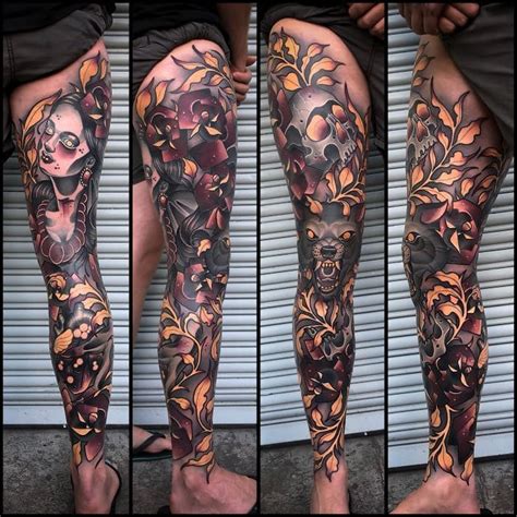 34 Leg Tattoos That Don T Suck And You Might Want To Steal For Yourself