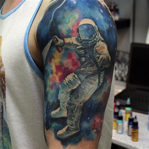 Collection 90 Wallpaper Astronaut Floating In Space Tattoo Full Hd 2k