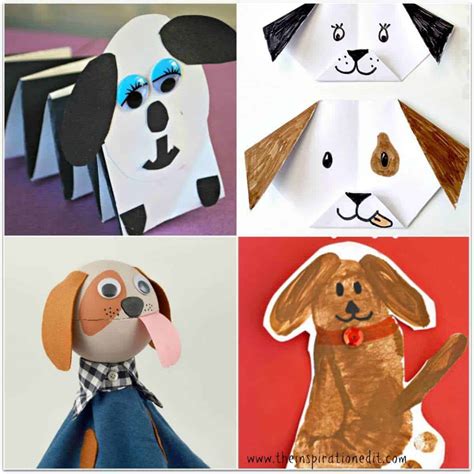 13 Super Cute Dog Crafts Kids Will Love · The Inspiration Edit