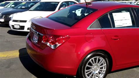 2011 Chevy Cruze Eco 14l Turbo Crystal Red Met Odonnell Chevrolet