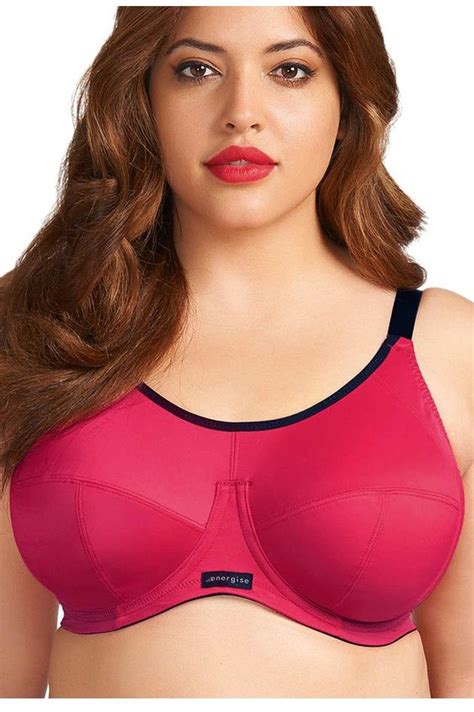 A friend recommended the enell sport bra about ten years ago, after it was one of oprah's favorite things, says krista henderson, a triathlete and founder of born to reign athletics. Elomi Energise Red Plus Size Sports Bra | Plus size sports ...