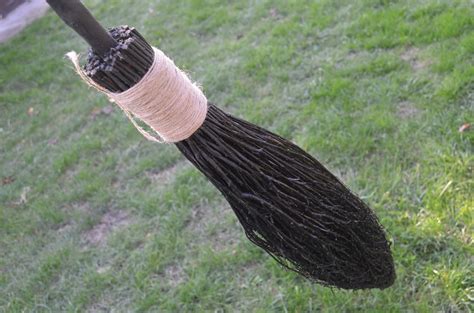 Black Witches Broom Wizard Broom Witches Broom Black Etsy