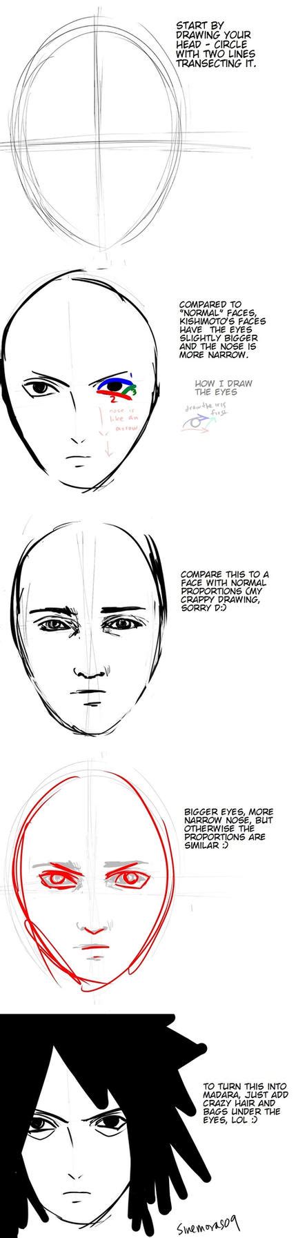 How To Draw Naruto Faces By Sinemoras On Deviantart