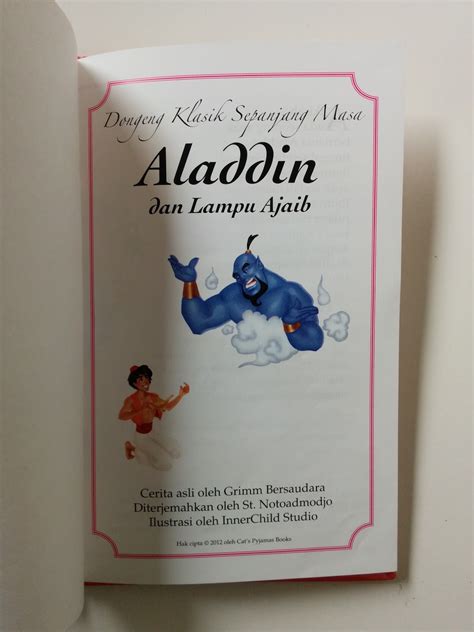 Dongeng Klasik Sepanjang Masa Aladdin Dan Lampu Ajaib Aksiku Toko