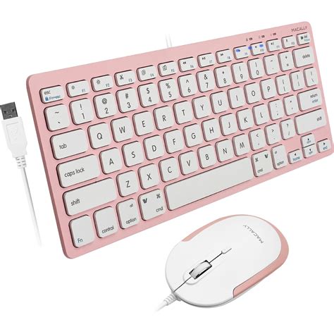 Macally Compact Aluminum Usb Keyboard And Quiet Click