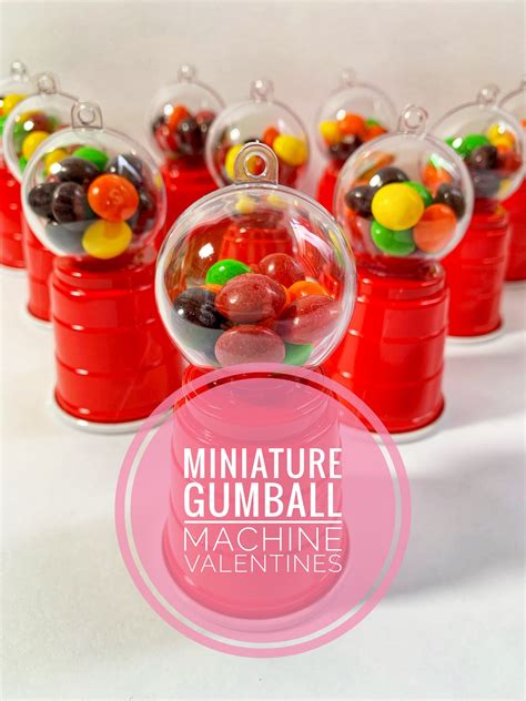 Diy Gumball Machine Perfect For Valentines Parties Thrifty Nw Mom