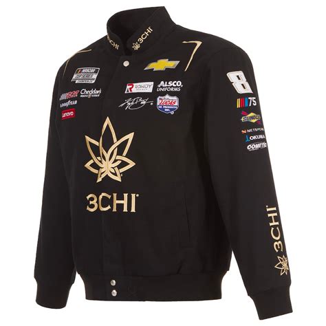 Kyle Busch Jh Design 3chi Twill Uniform Full Snap Jacket 50 Off