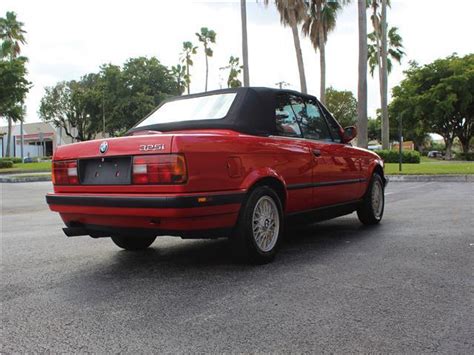 1993 Bmw 3 Series E30 325ic Low Miles Brilliantrot Red Convertible