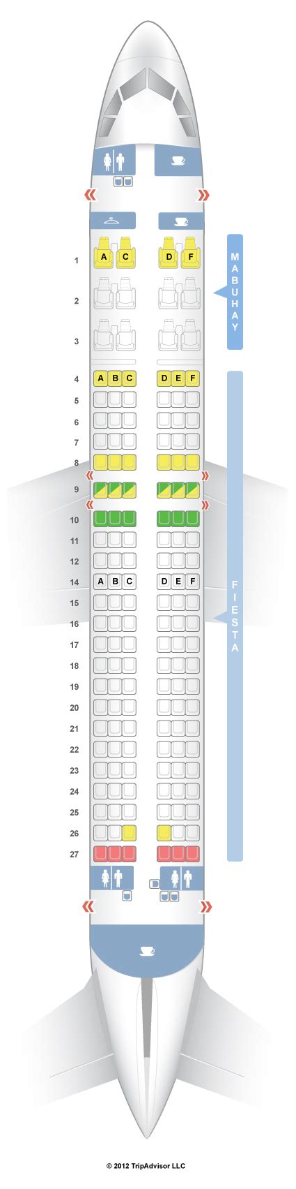 Seat Map Philippine Airlines Airbus A Pax Seatmaestro Porn