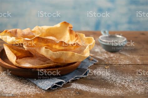 Papadum Or Papad Traditional Indian Food Vegetarian Bread From Lentils