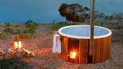 Wood Burning Hot Tub From Skargards Hot Tubs Uk Free Shipping Outdoor Areas Outdoor Space