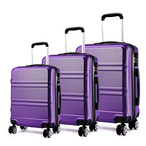 First of all, remember that luggage sets are actually made for people that travel quite frequently, for their design offers a great number of packing options in several different sizes. Kono Luggage Sets of 3 Piece Lightweight 4 Spinner Wheels ...