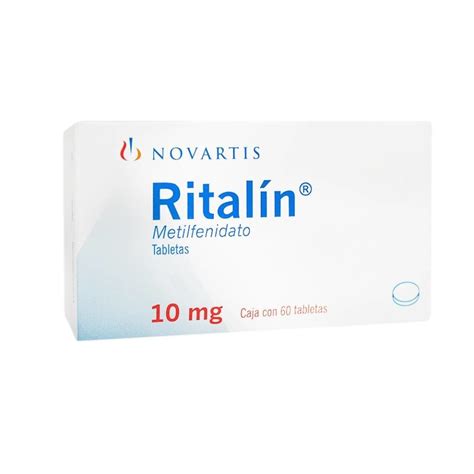 Ritalín 10 Mg 60 Tabletas Walmart