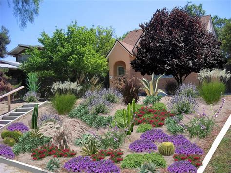 Drought Tolerant And Sustainable Landscape Option Front Yard