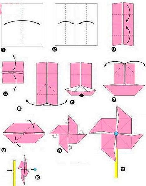 Origami Windmill Origami Windmill Kids Origami Origami Patterns