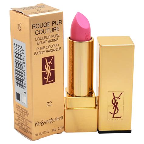 Rouge Pur Couture Pure Colour Satiny Radiance Lipstick 22 Pink