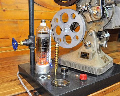 1950s Vintage Keystone Movie Projector Steampunk Lamp Etsy Canada Steampunk Lamp Movie