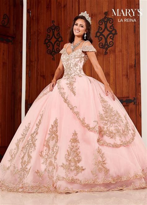 7 New Pink And Gold Quince Dresses Proyecto