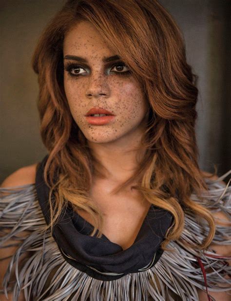 Jade Thompson Beautiful Freckles Natural Redhead Next Top Model