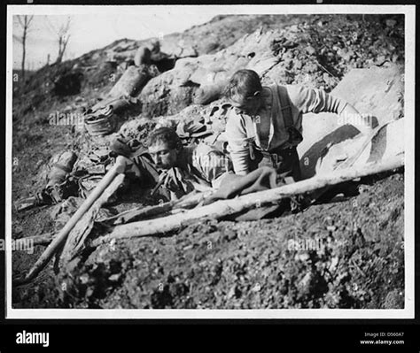 Shave And A Clean Up After Coming Out Of The Trenches Stock Photo Alamy