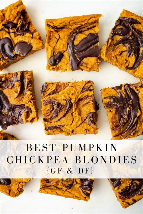 Nutritious Pumpkin Chickpea Blondies For A Healthy Treat Once Upon A
