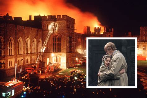 The Crown Season 5 True Story Behind The Great Windsor Castle Fire