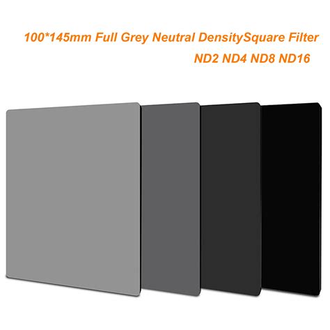 145 X100mm Nd2 Nd4 Nd8 Nd16 Full Grey Neutral Density 100145mm Full