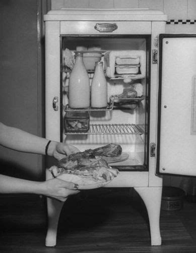 English Refrigerator 1946 But Rations Were Still On So Who Needed