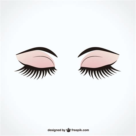 Eyelashes and eyebrows bundle cut files for svg, dxf,jpg,eps,png i have cut this file on my cricut explore using cardstock and other make these easy and cute glass holders by following this diy glitter makeup brush holder tutorial! Eyelash Vectors, Photos and PSD files | Free Download
