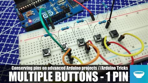 Multiple Buttons On A Single Arduino Pin Conserving Pinsarduino