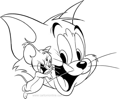 Dibujos De Tom Y Jerry 003 Dibujos Y Juegos Para Pintar Y Colorear Pdmrea