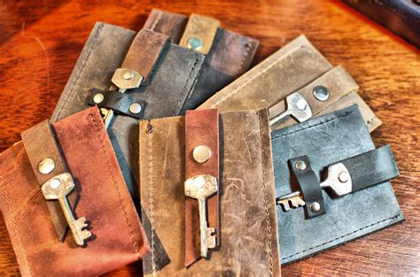 Check spelling or type a new query. Divina Denuevo | Men's Leather Credit Card Wallet / Business Card Holder -Skeleton Key Steampunk ...